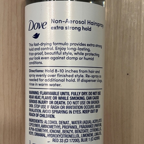 Dove Hair Therapy Set - Non-Aerosol Hairspray and Miracle Mist - Picture 3 of 5